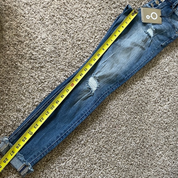 Insane Gene | Mid-Rise Ankle Skinny Button Fly Jeans | NWT - Picture 6 of 8